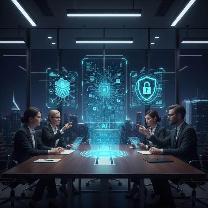 AI-powered cybersecurity threat detection dashboard.